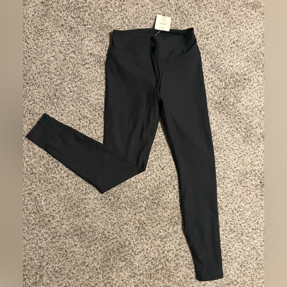 Fabletics Pants - Fabletics NWT Black Ribbed leggings. M but fits like a small